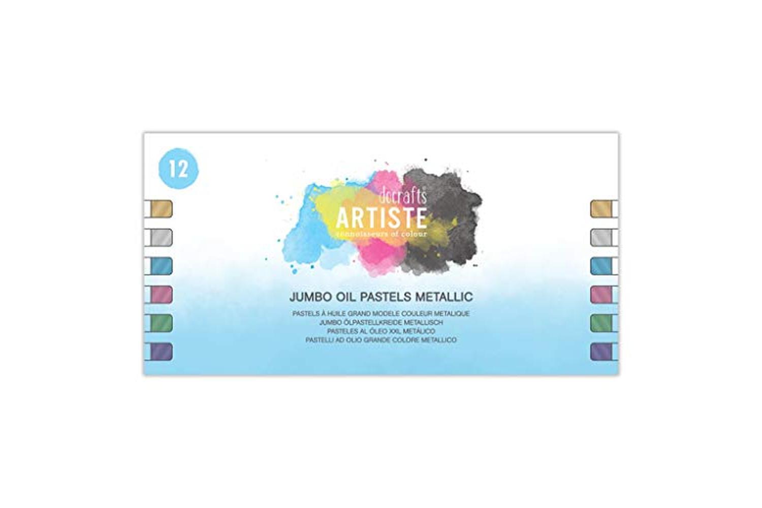 Docrafts Artiste Doa 551022 - Jumbo Oil Pastels Metallic Pac-2