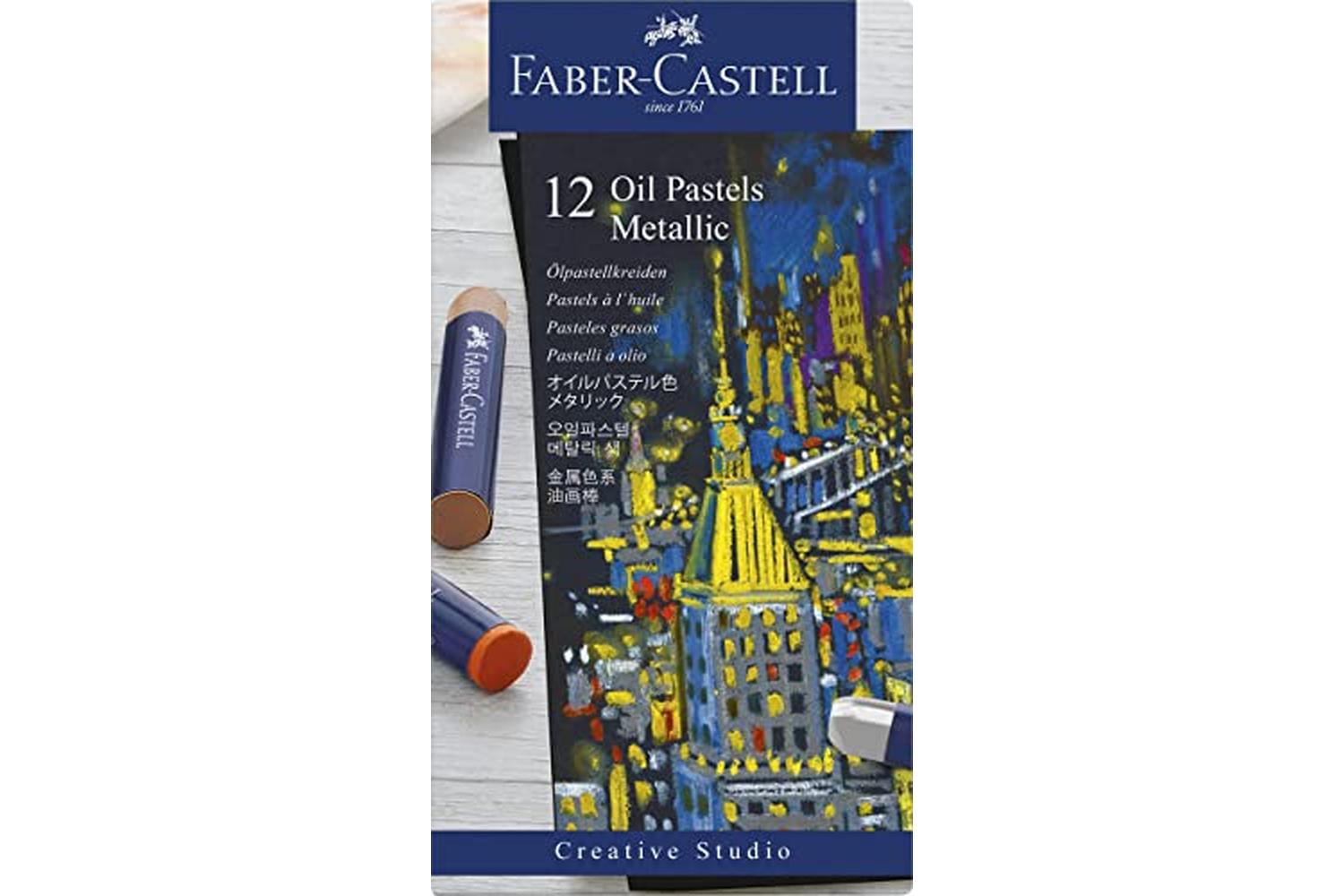 Faber-castell Fc127014 - Creative Studio Oil Pastels - Metal-2