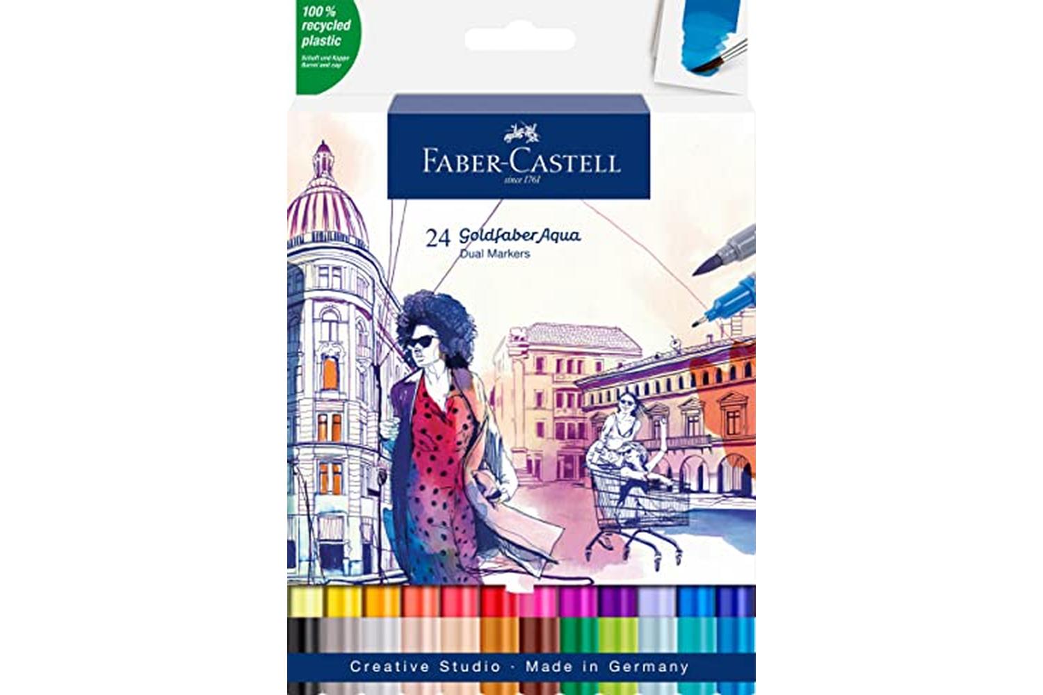 Faber-castell Fc164624 - Goldfaber A. Dual Marker Cardboard-2