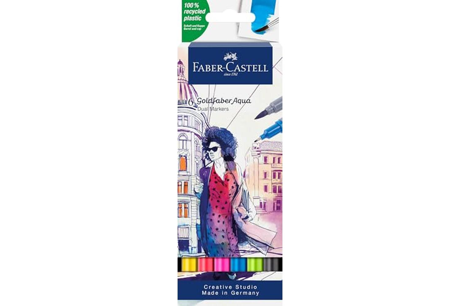 Faber-castell Fc164606 - Goldfaber A. Dual Marker Cardboard-2