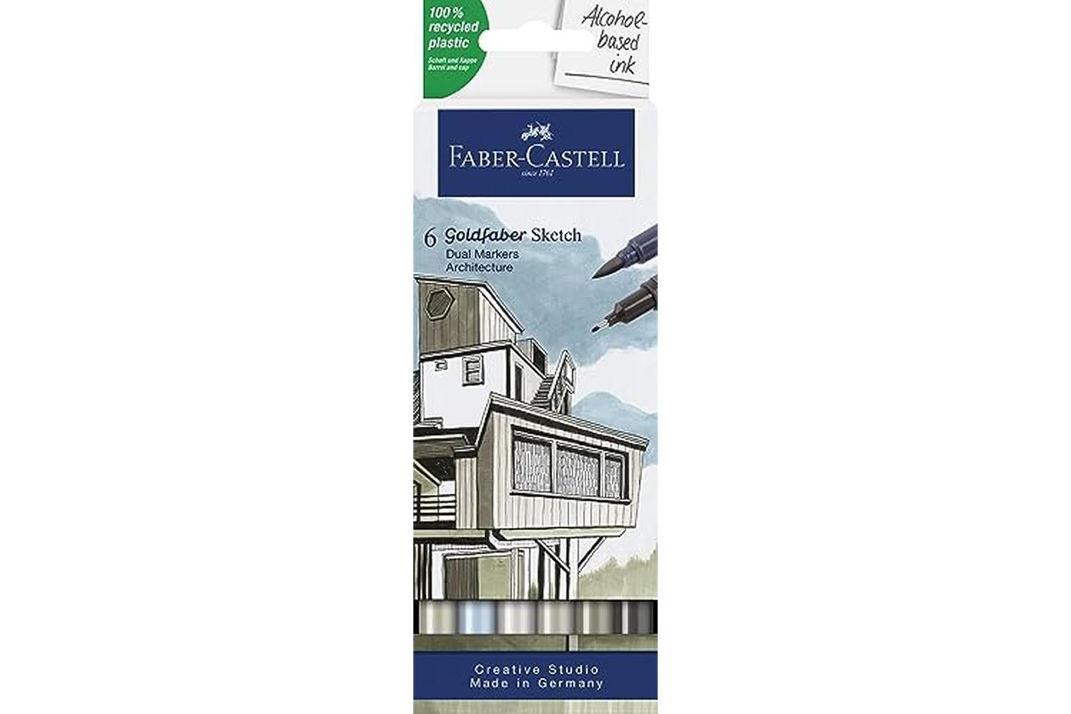 Faber-castell Fc164807 - Goldfaber Sketch Marker Architectur-2