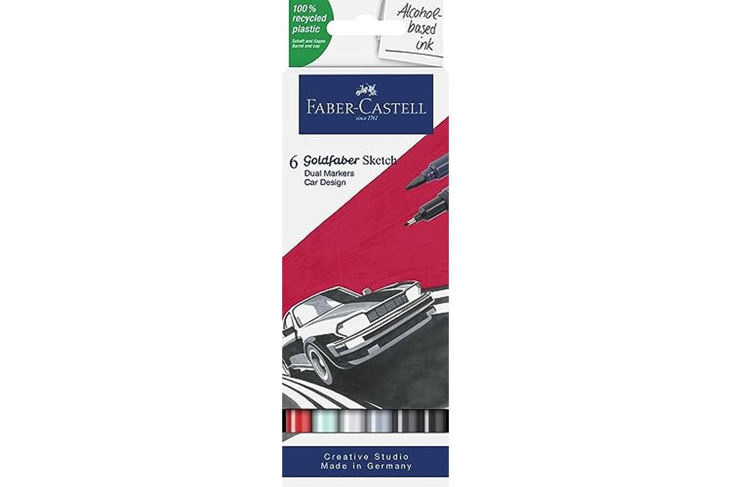 Faber-castell Fc164813 - Goldfaber Sketch Marker Car Design-2