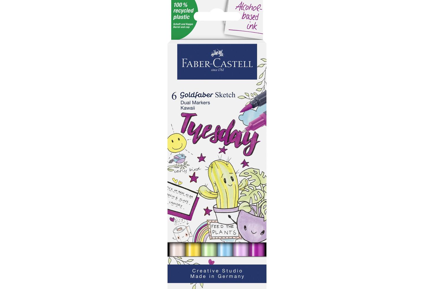 Faber-castell Fc164811 - Goldfaber Sketch Marker Kawaii Set