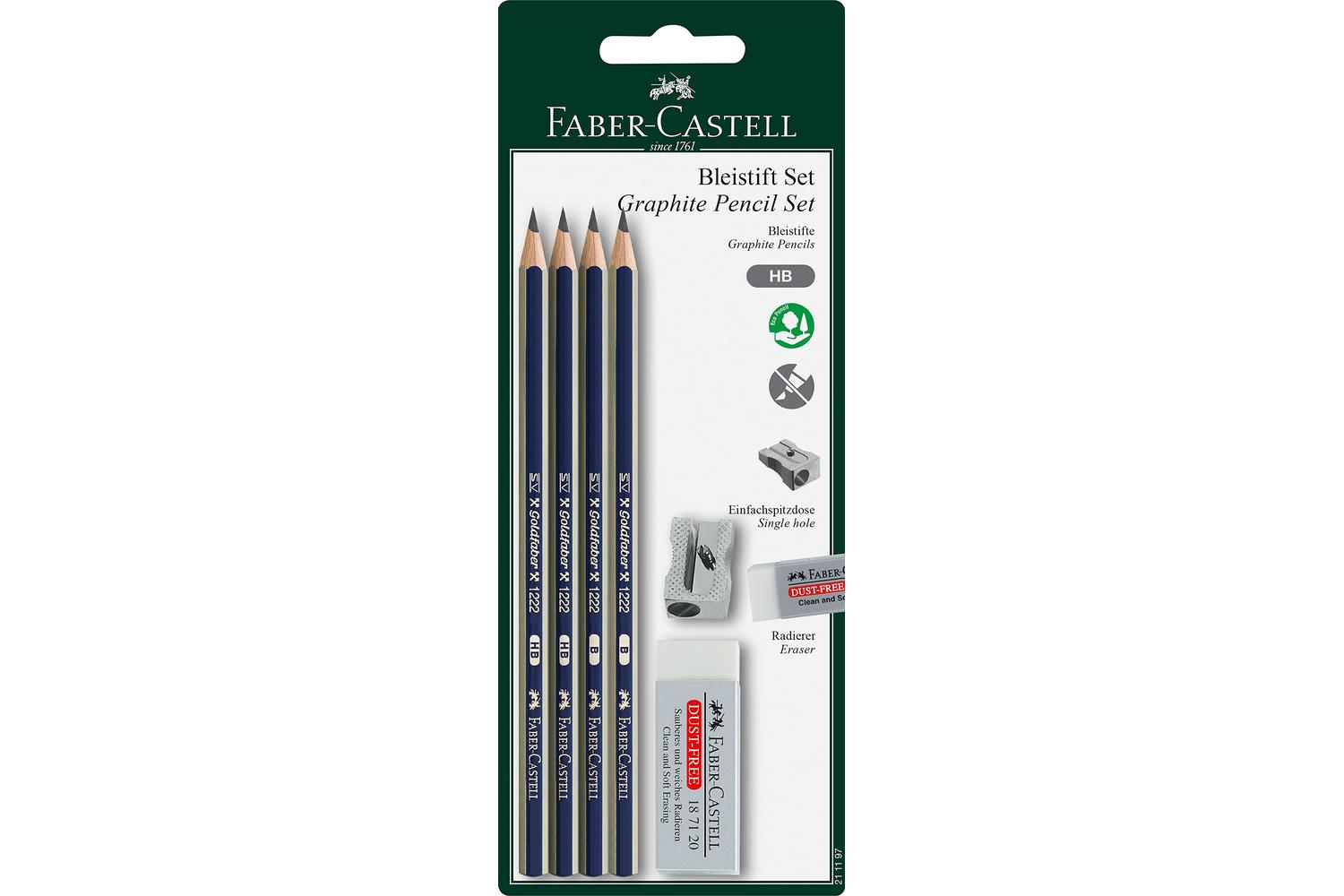 Faber-castell Fc211197 - G-pencil Set Goldfaber Sharpener &-3