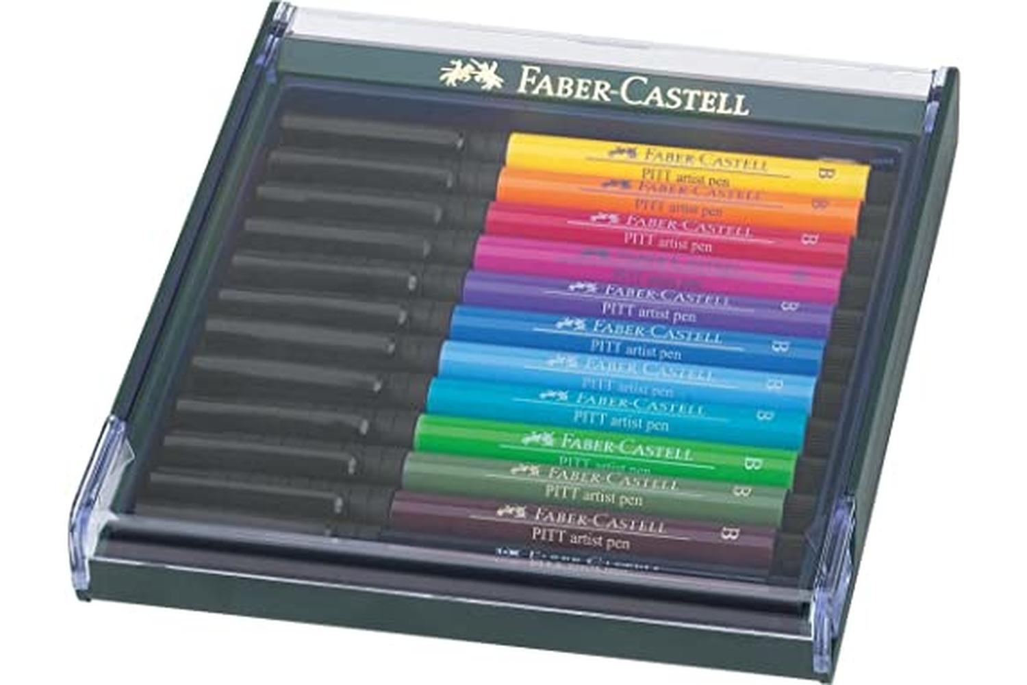Faber-castell Fc267421 - Pitt Artist Brush Pen Set Of 12 Int-2