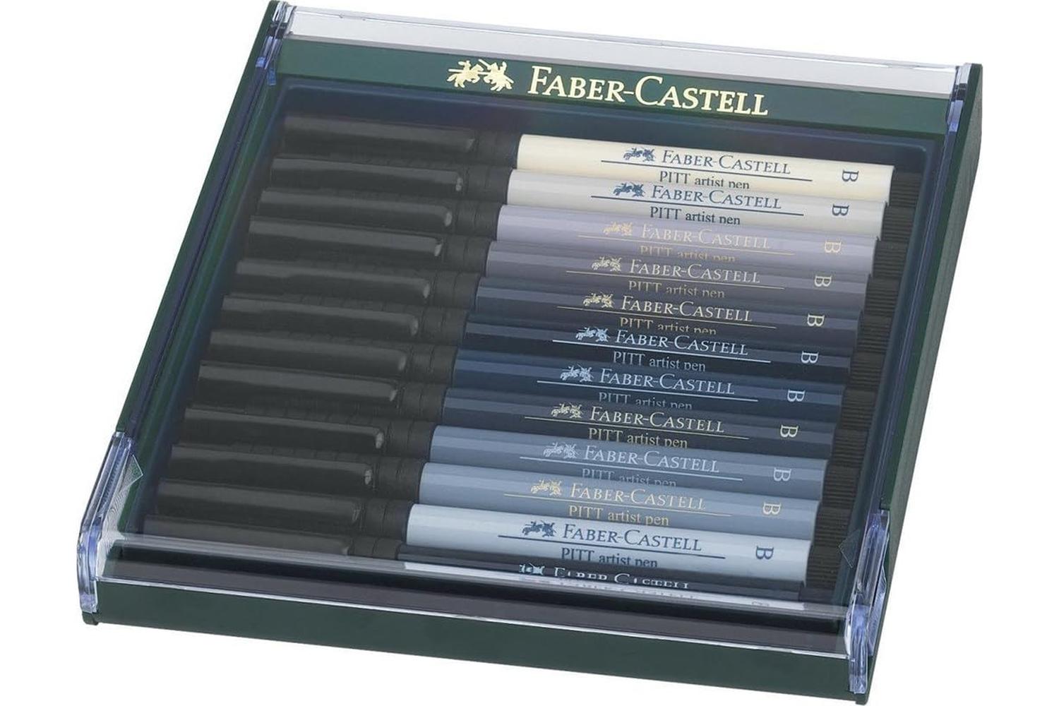 Faber-castell Fc267423 - Pitt Artist Brush Pen Set Of 12 Sha