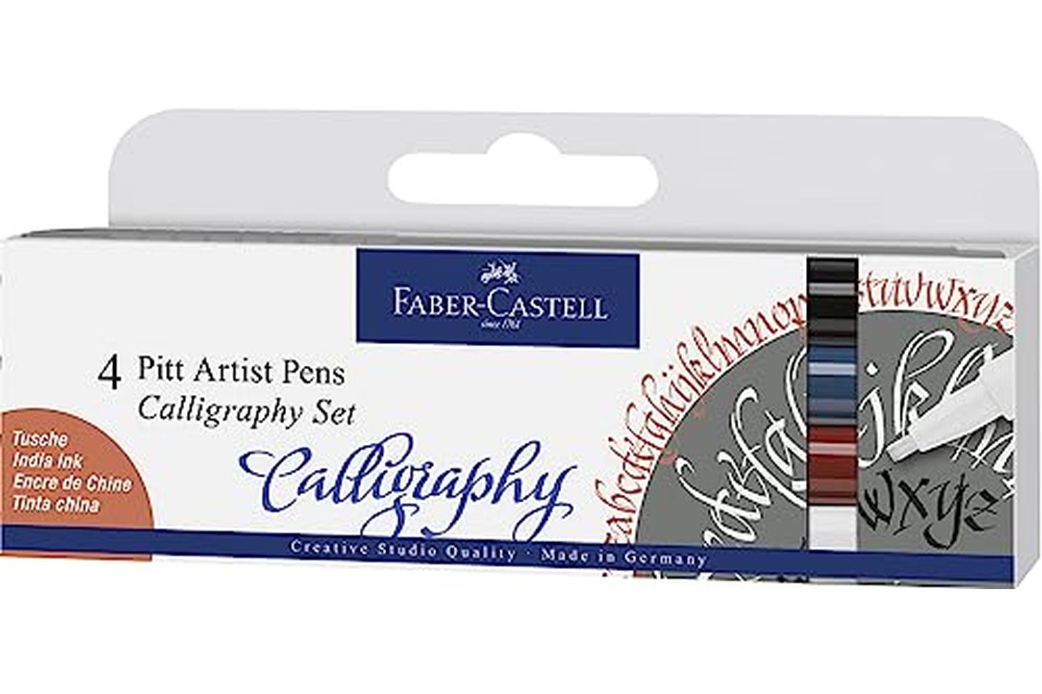 Faber-castell Fc167504 - Pitt Artist Pen Calligraphy Wallet-2