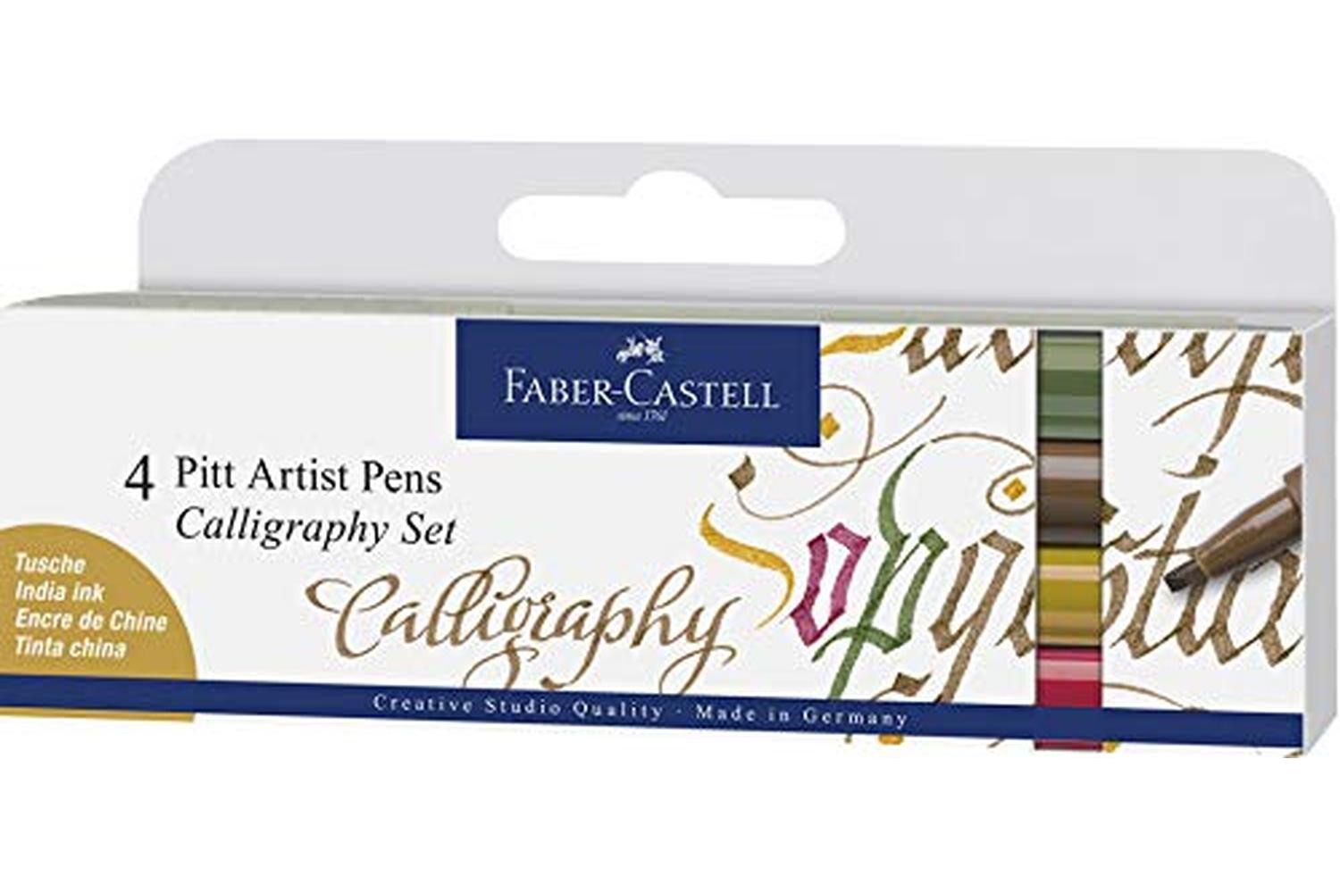 Faber-castell Fc167505 - Pitt Artist Pen Calligraphy Wallet-2