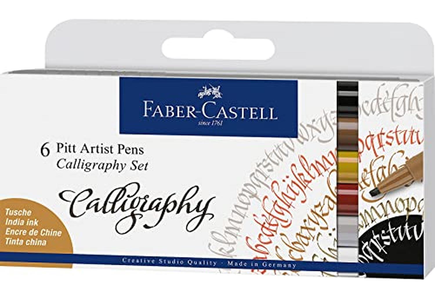 Faber-castell Fc167506 - Pitt Artist Pen Calligraphy Wallet-2