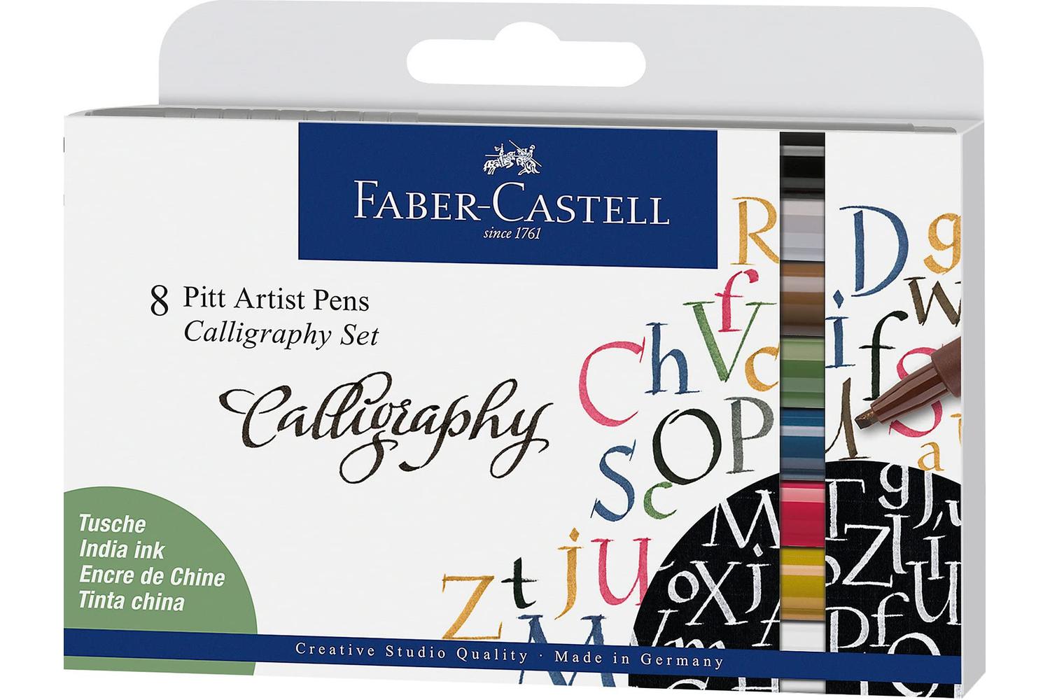 Faber-castell Fc167508 - Pitt Artist Pen Calligraphy Wallet