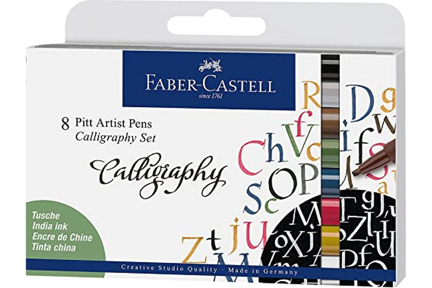 Faber-castell Fc167508 - Pitt Artist Pen Calligraphy Wallet-2