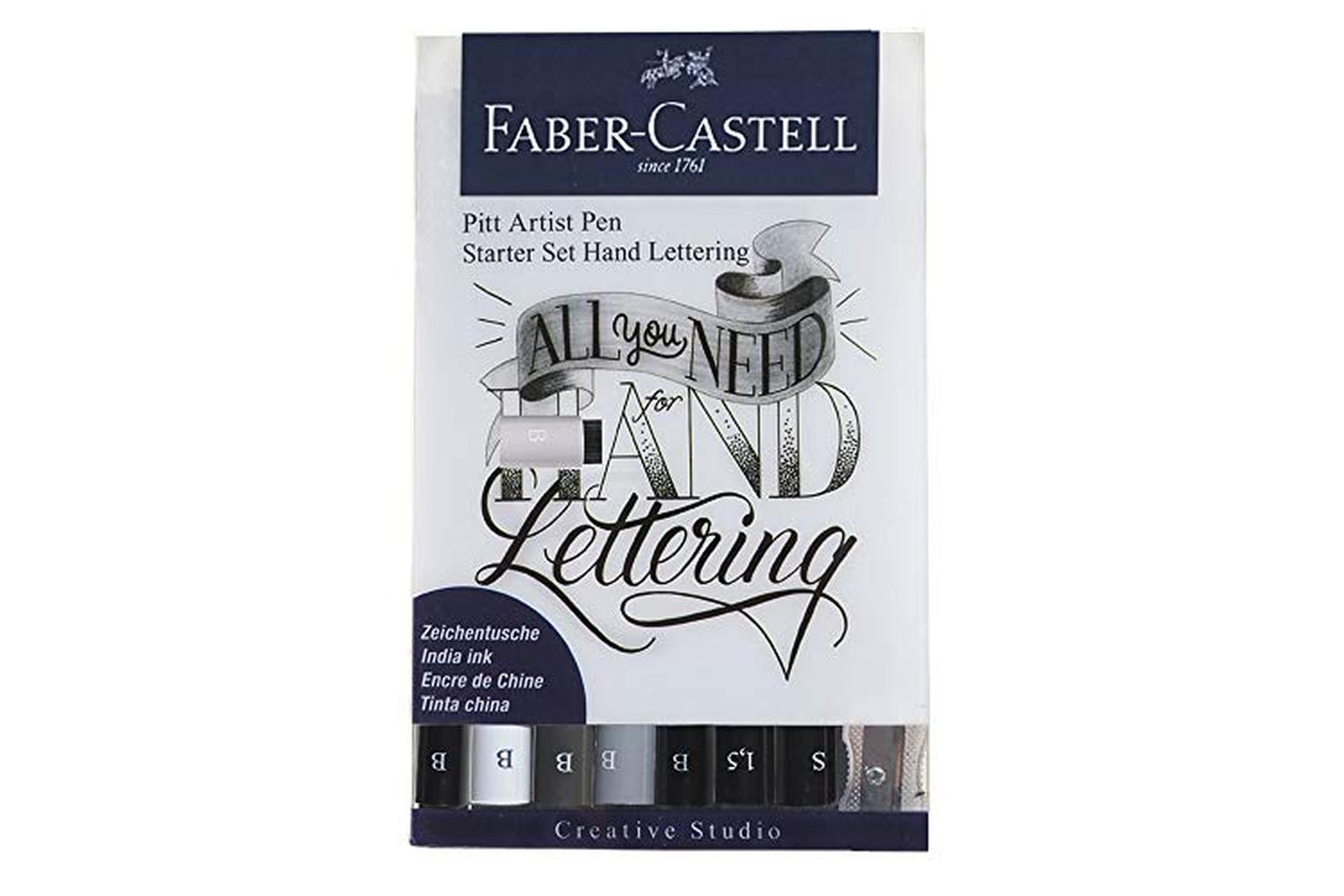 Faber-castell Fc267118 - Pitt Artist Pen Handlettering Set --2