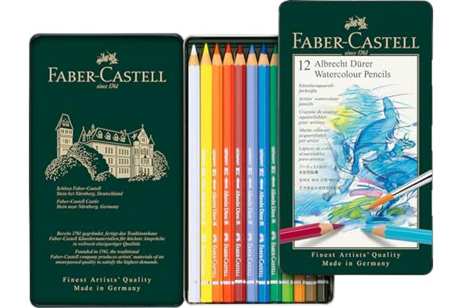 Faber-castell Fc117512 - Tin Of 12 Albrecht Drer Artists' Wa-2