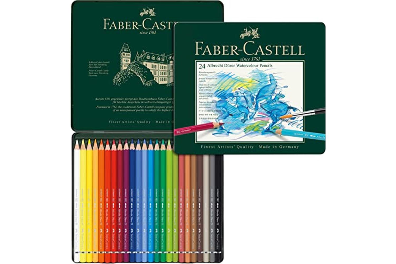 Faber-castell Fc117524 - Tin Of 24 Albrecht Drer Artists' Wa-2