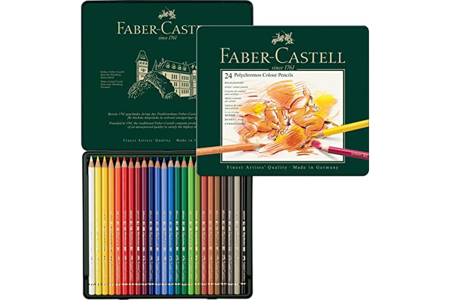 Faber-castell Fc110024 - Tin Of 24 Polychromos Artists' Penc-2