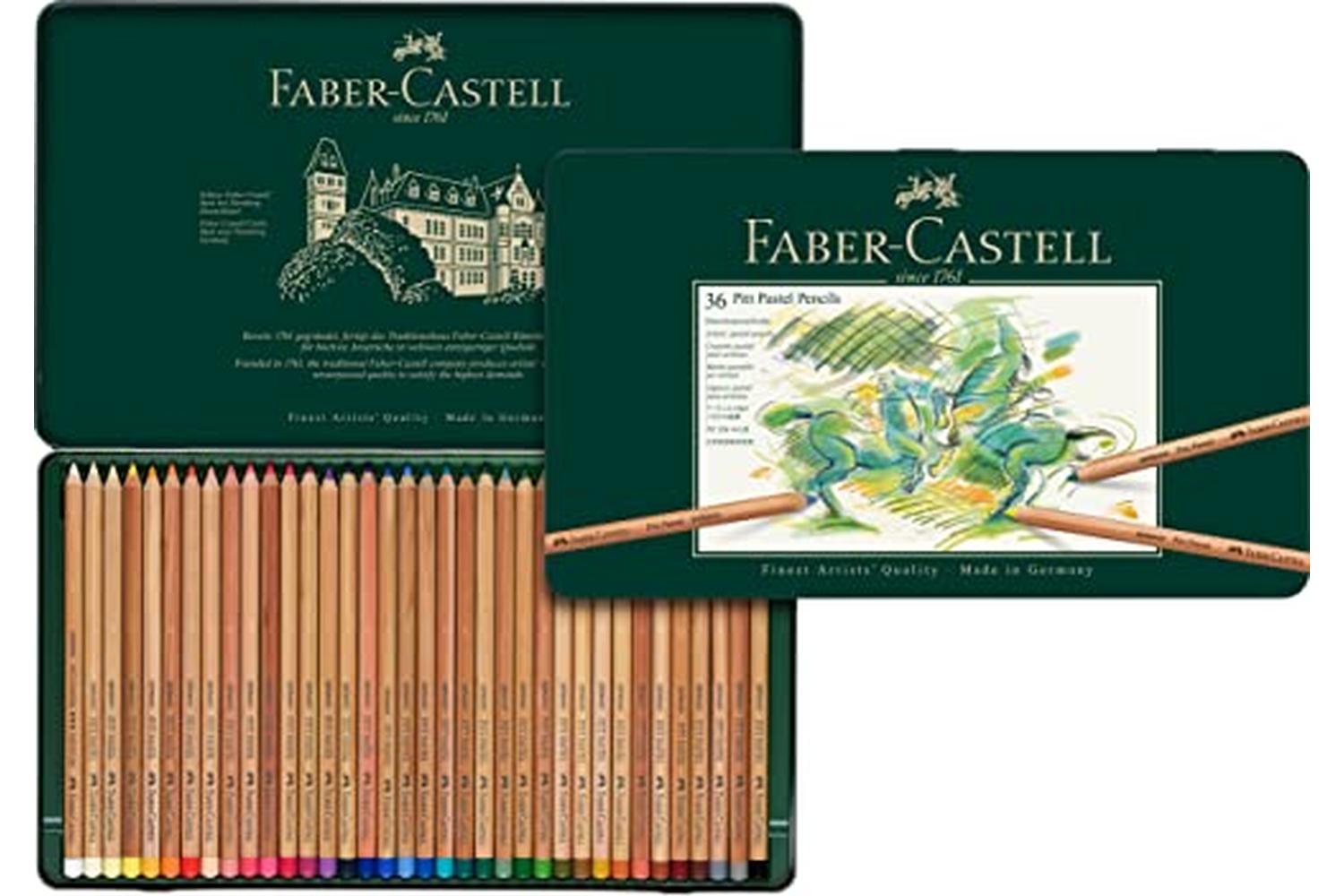 Faber-castell Fc112136 - Tin Of 36 Pitt Pastel Pencils-2