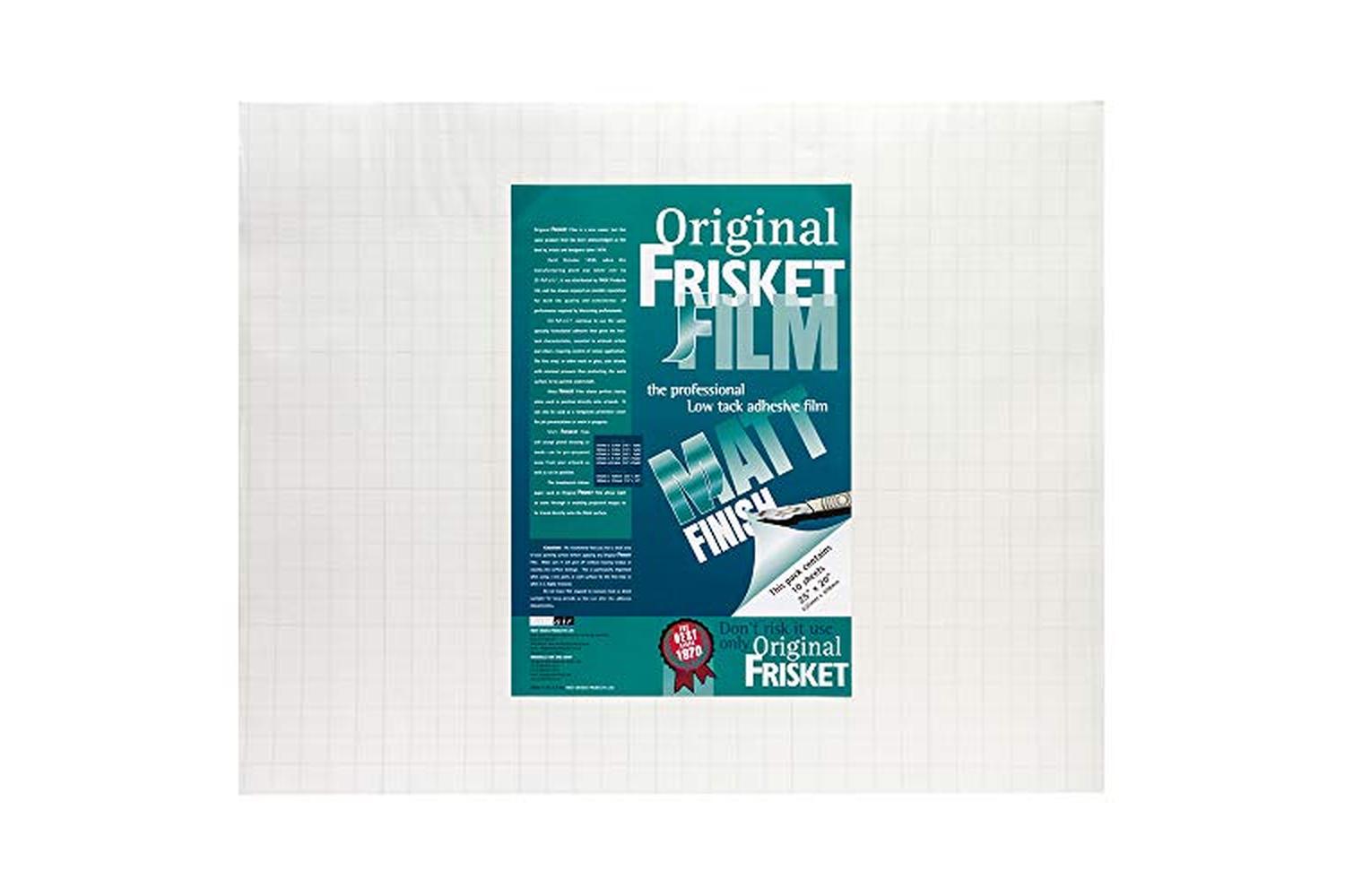 Frisket Sa52810 - Low Tack Film Matt Sheets 635mm X 508mm 10-2