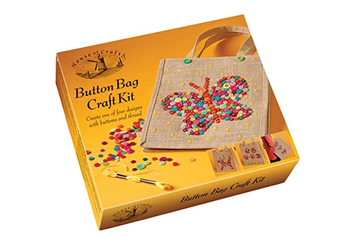 House Of Crafts Hc570 - Button Bag Craft Kit-2