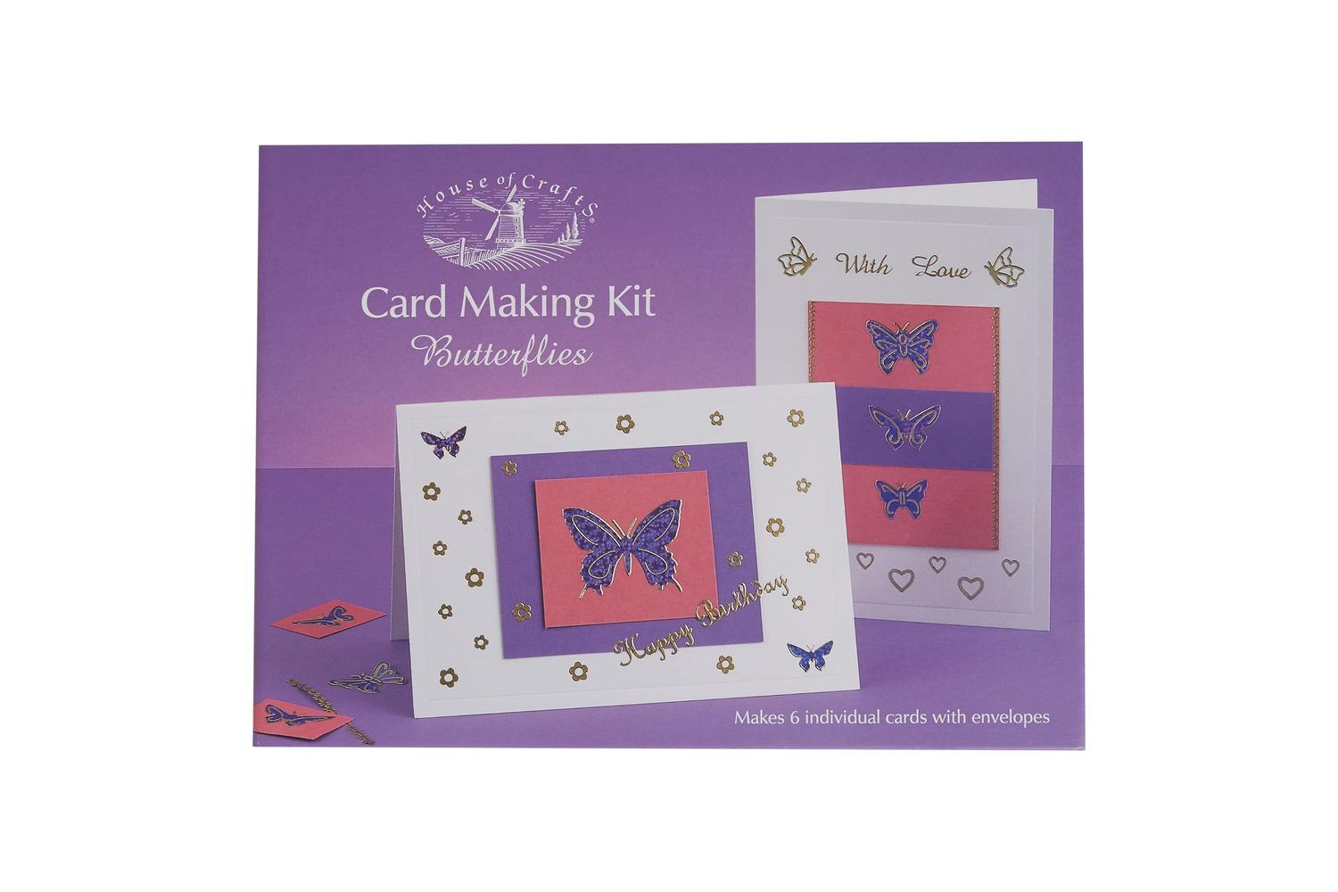 House Of Crafts Mk021 - Card Making Butterflies