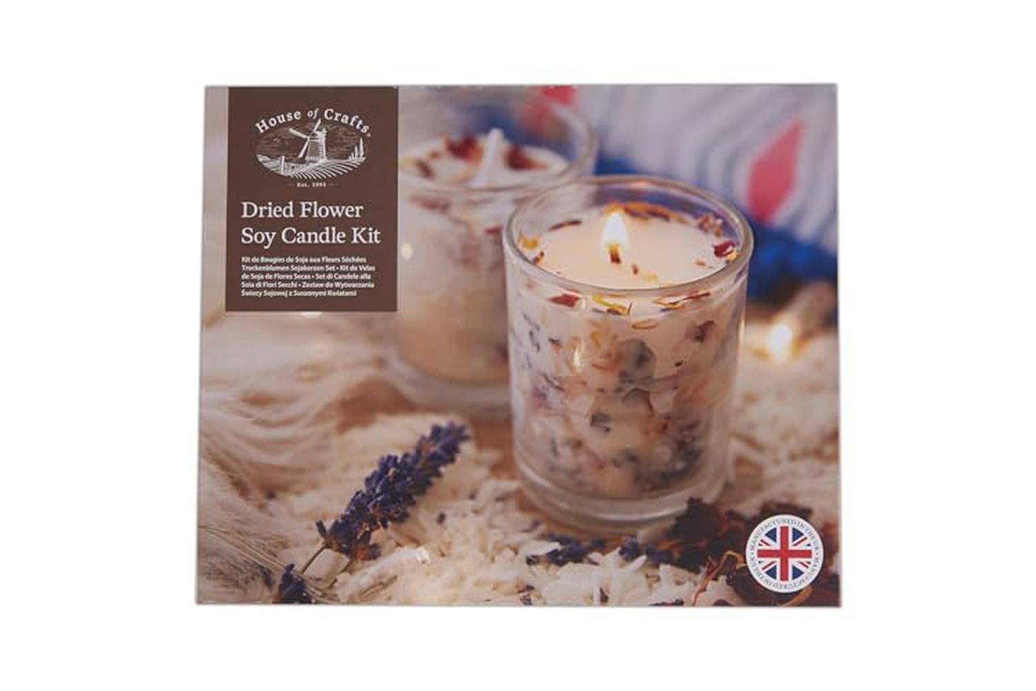 House Of Crafts Hc730 - Dried Flower Soy Candle Kit-2