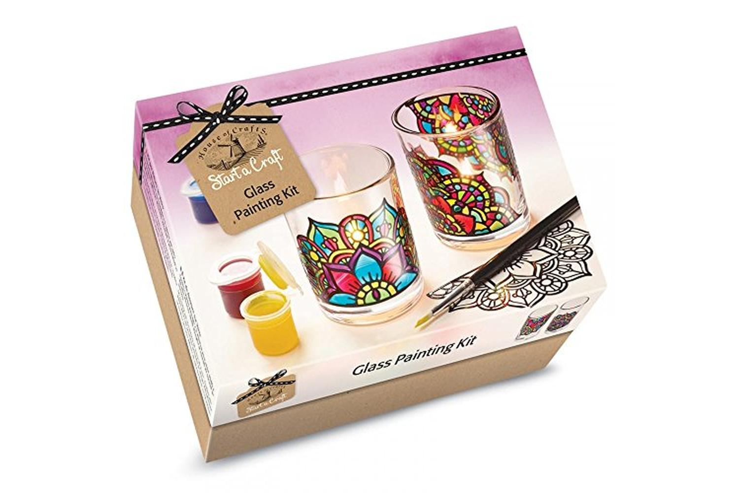House Of Crafts Sc050 - Glass Painting Kit-2