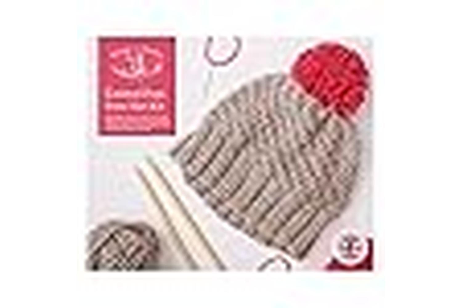 House Of Crafts Hc790 - Knitted Pom Pom Hat Kit-3