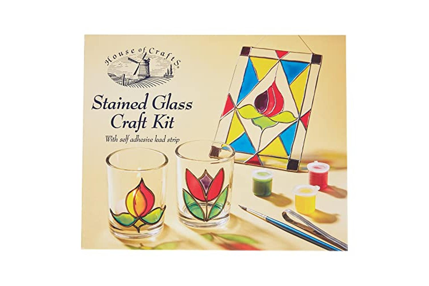 House Of Crafts Hc530 - Stained Glass Craft Kit-2