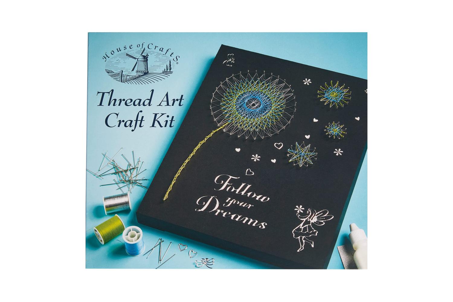 House Of Crafts Hc620 - Thread Art Craft Kit