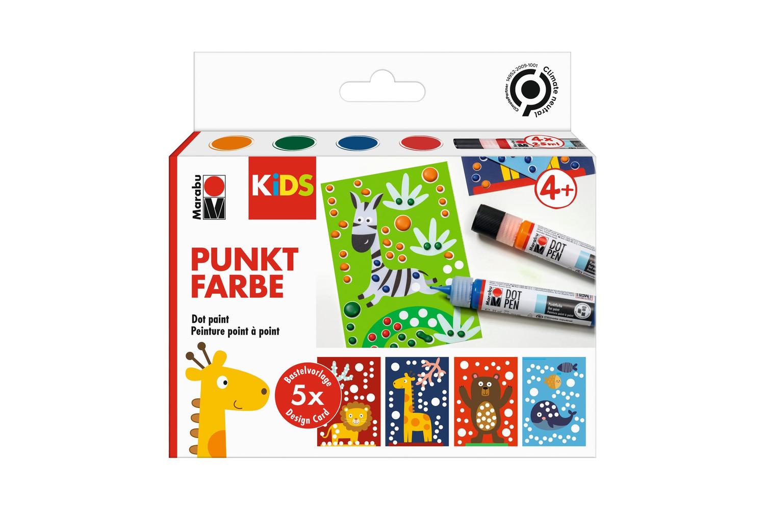 Marabu Mr0311000000102 - Kids Dot Pen Set - Animals