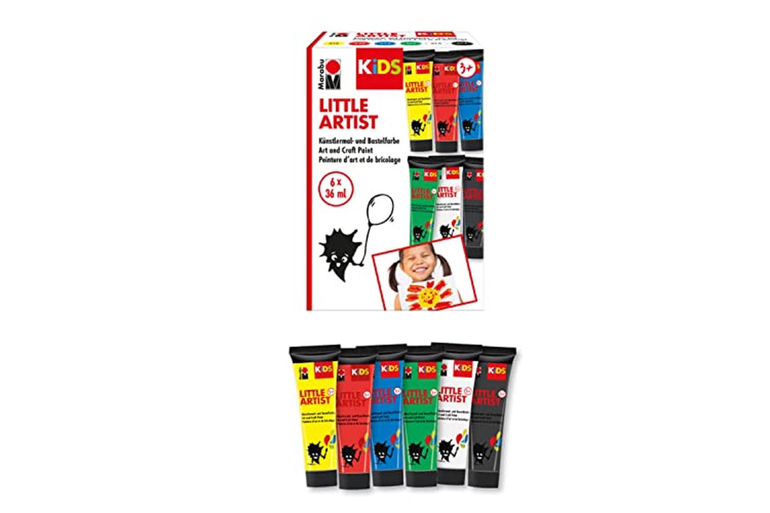 Marabu Mr0305000000101 - Kids Little Artist 6 X 36 Ml Paint-2