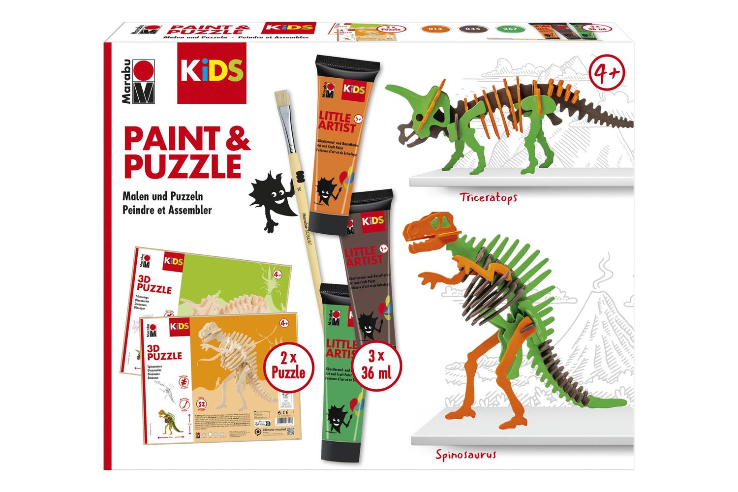 Marabu Mr0305000000110 - Kids Little Artist Paint&puzzle Din
