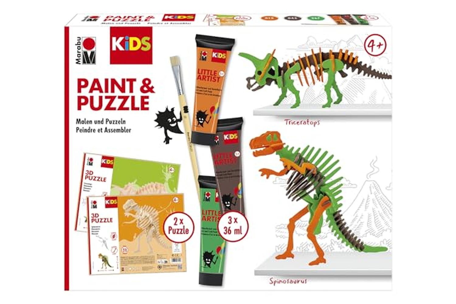 Marabu Mr0305000000110 - Kids Little Artist Paint&puzzle Din-2