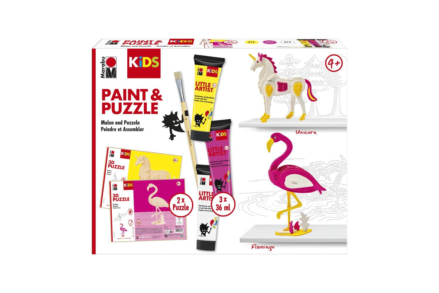 Marabu Mr0305000000111 - Kids Little Artist Paint&puzzle Uni