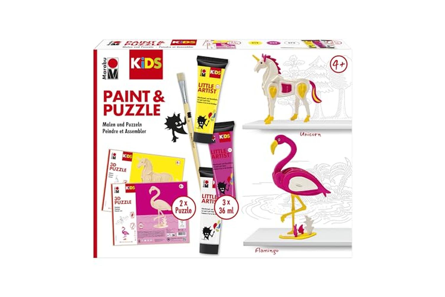 Marabu Mr0305000000111 - Kids Little Artist Paint&puzzle Uni-2