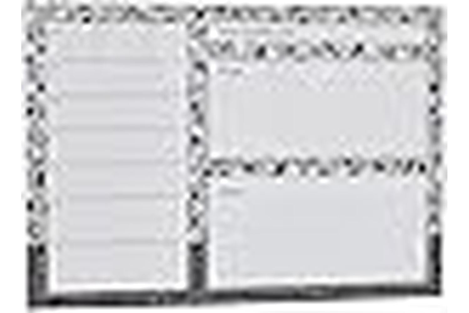 Noteworthy Not 101128 - A4 Desk Pad - Metallic Mono-3