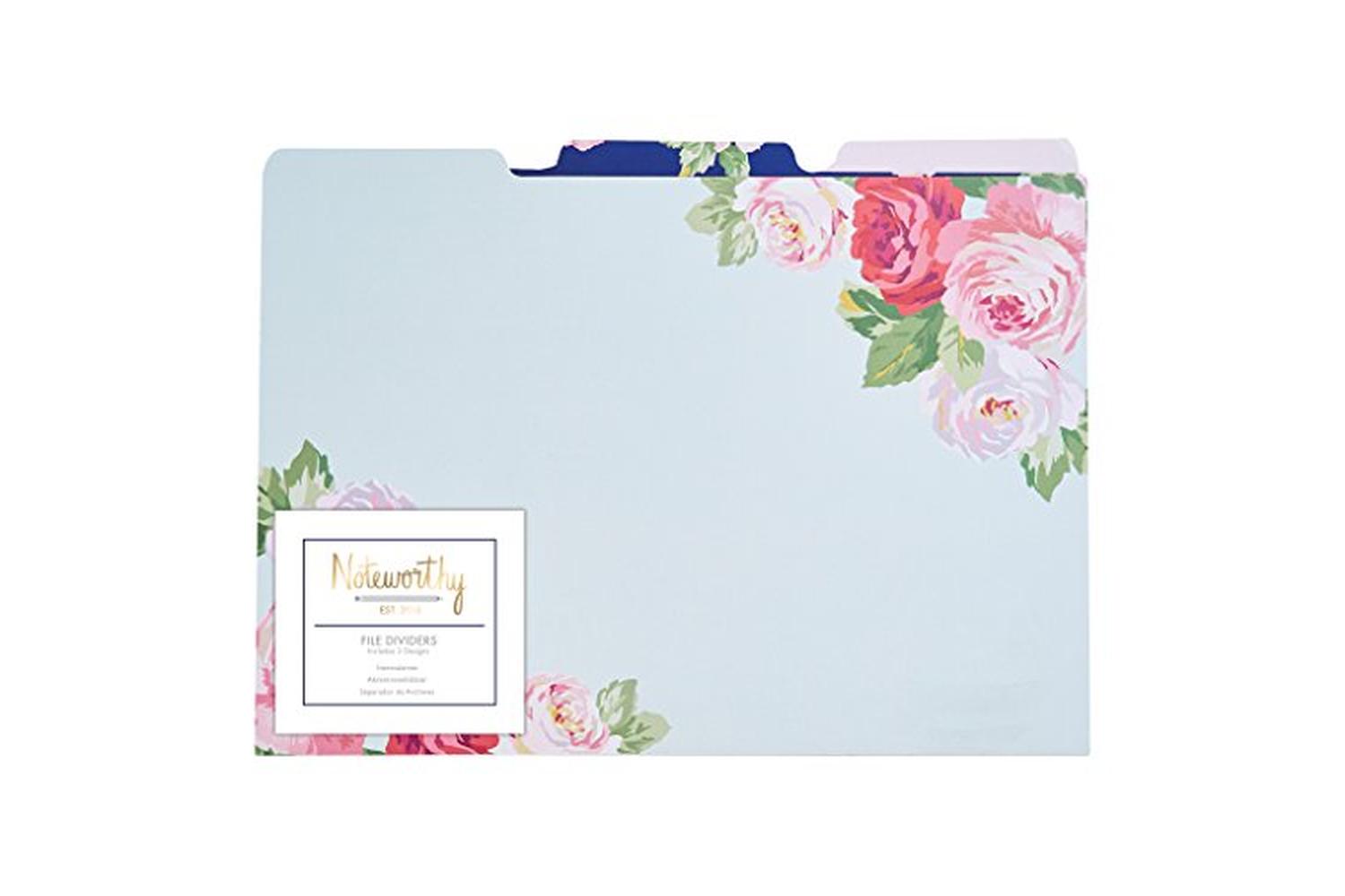 Noteworthy Not 245106 - Files Dividers (3pcs) - Graphic Flor-2