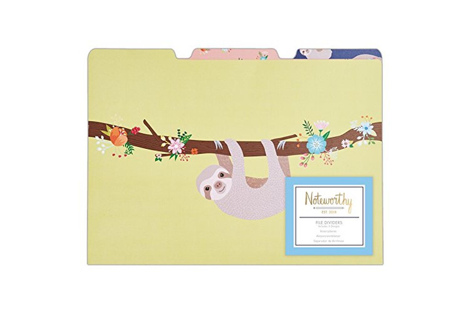 Noteworthy Not 245102 - Files Dividers (3pcs) - It's A Sloth-2