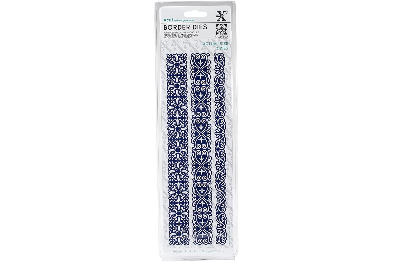 Papermania Xcu 504113 - Border Dies (3pcs) - Vintage Borders