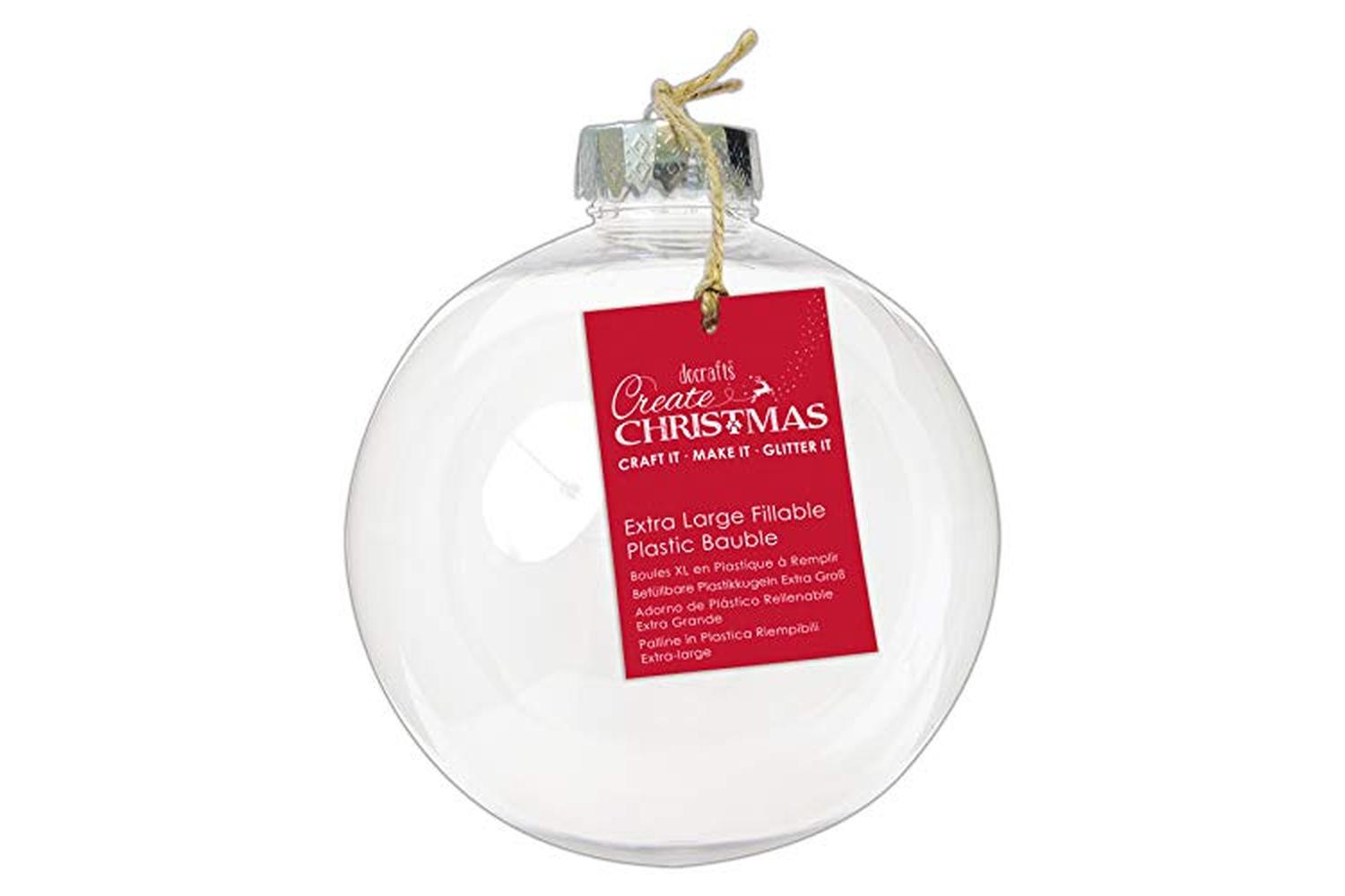 Papermania Pma 105908 - Extra Large Fillable Plastic Bauble-2