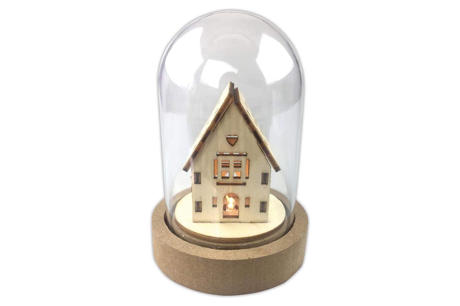 Papermania Pma 105989 - Led Cloche - House