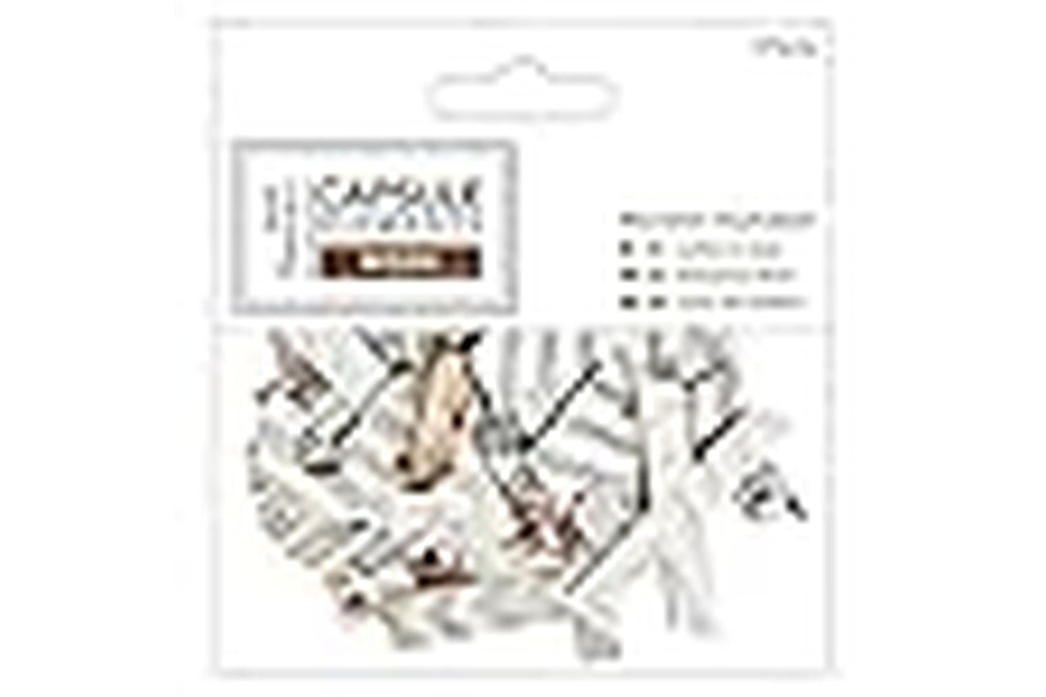 Papermania Pma 174670 - Wooden Alphabet (27pcs) - Elements W-3