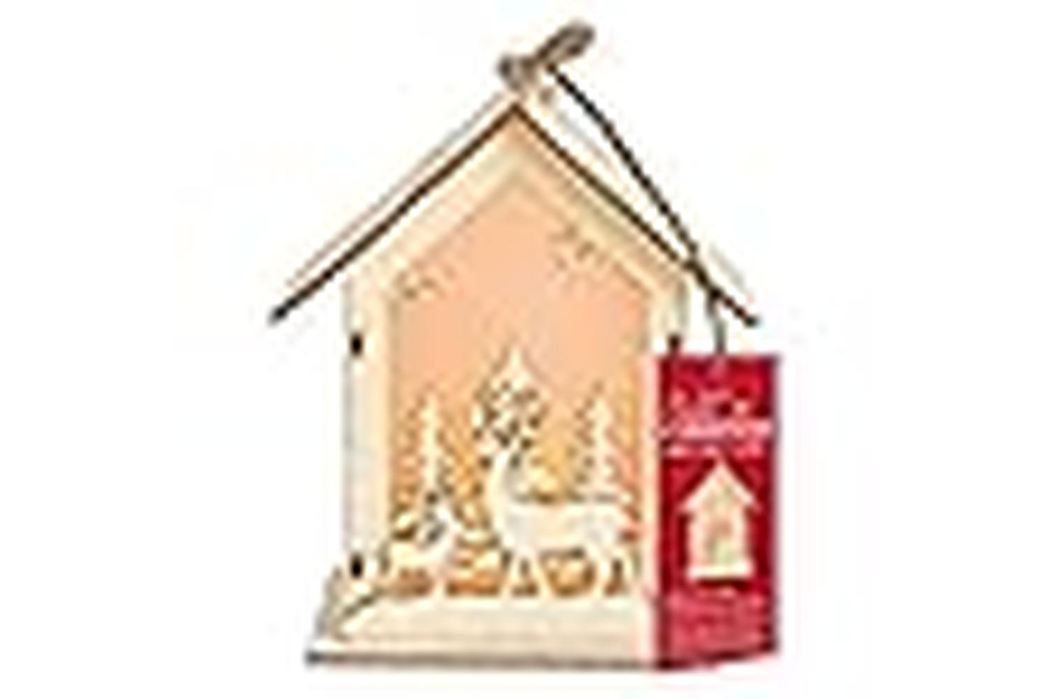 Papermania Pma 174953 - Wooden Led Shadow Box House - Create-3
