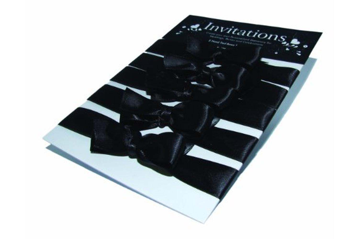 Paperstate In3305 - Inv. 5 Hand Tied Ribbons Satin Black-2