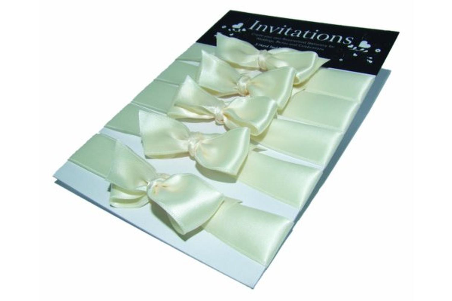 Paperstate In3302 - Inv. 5 Hand Tied Ribbons Satin Champagne-2