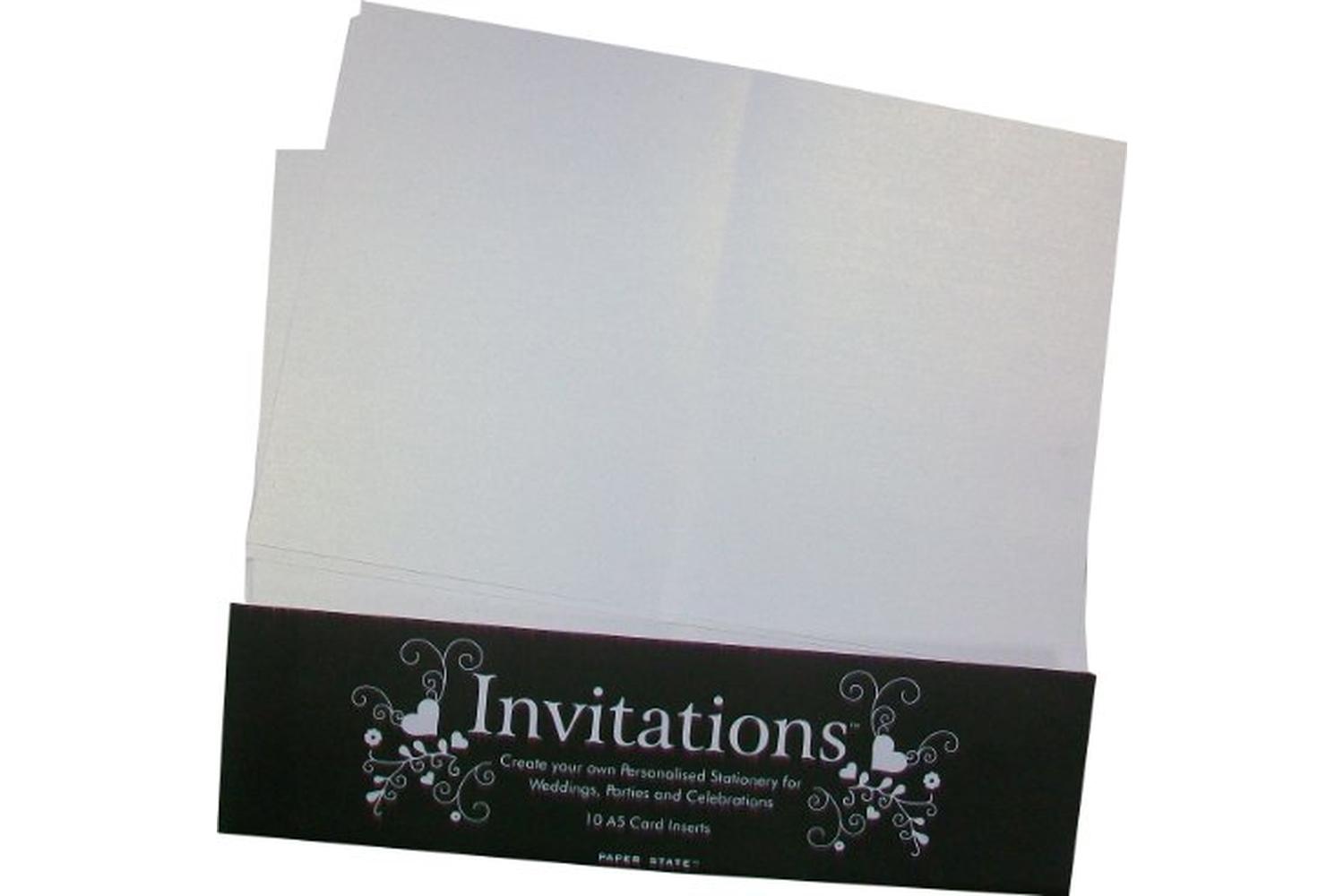 Paperstate In1112 - Invitation A5 Insert Pearl White 10$-2