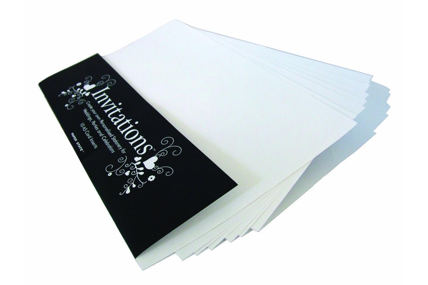 Paperstate In1107 - Invitation A5 Insert Trans White 10$