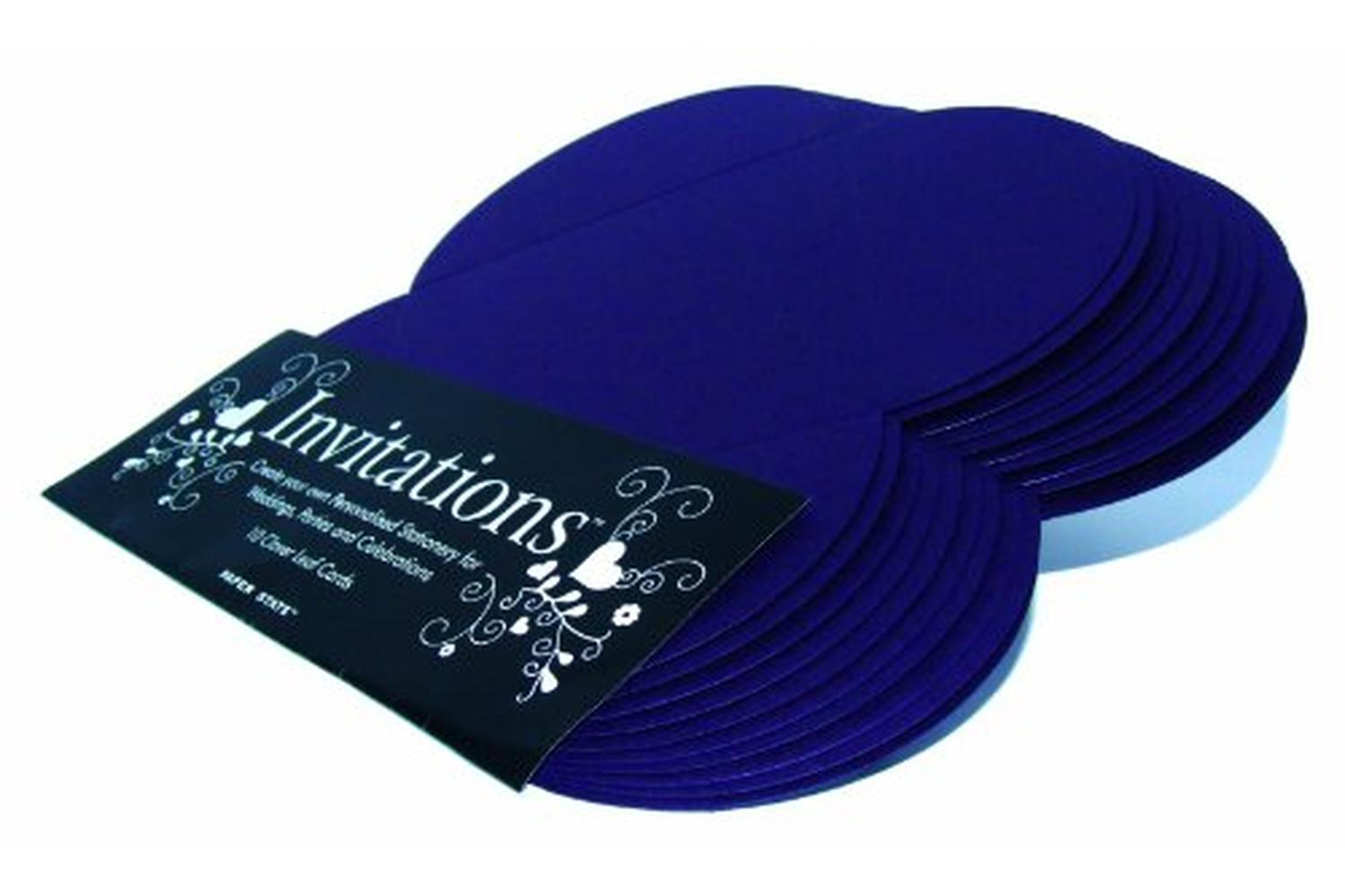 Paperstate In0611 - Invitation Cloverleaf Card Amethyst 10$-2