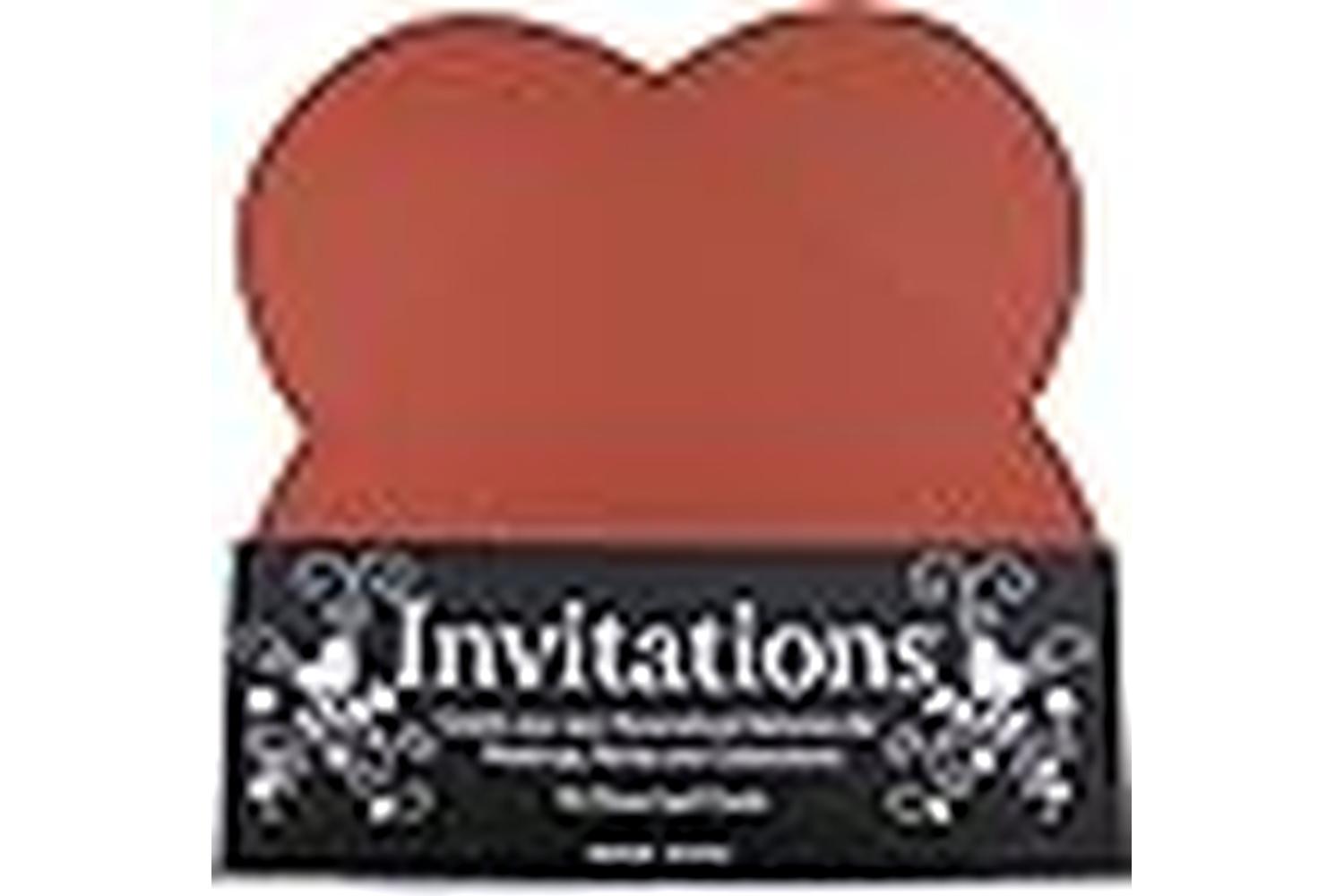 Paperstate In0605 - Invitation Cloverleaf Card Ruby 10$-3