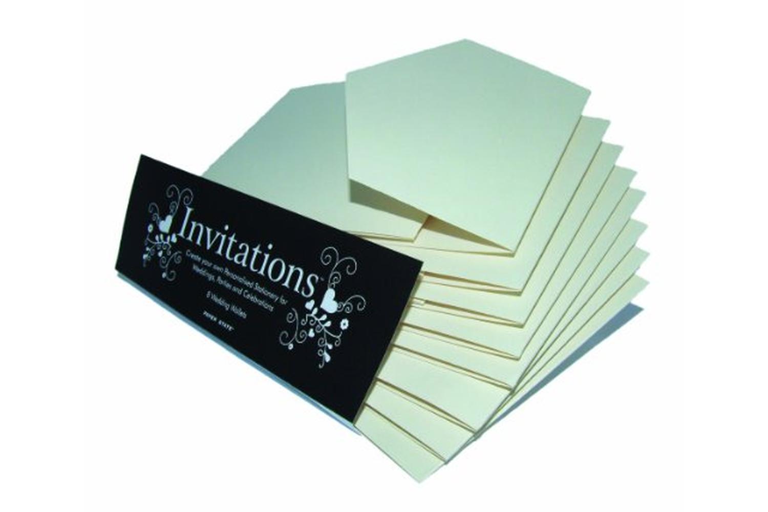 Paperstate In2102 - Invitations 8 Wallets Champagne-2