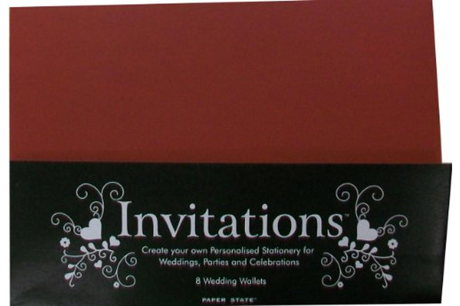 Paperstate In2105 - Invitations 8 Wallets Ruby-2